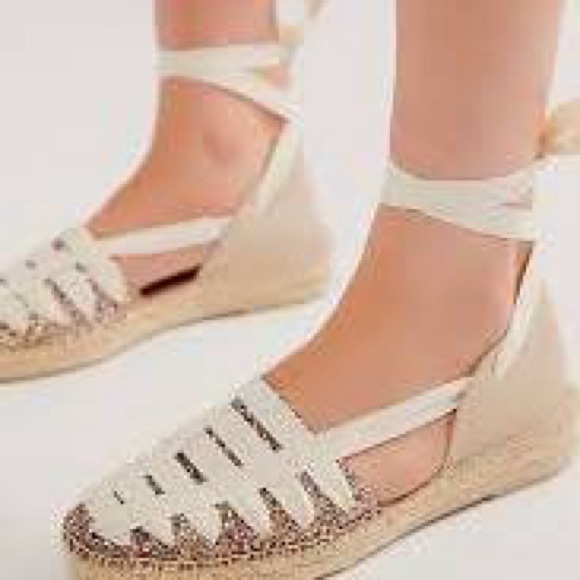 #222 ❤️ BRAND NEW IN BOX FREE PEOPLE HEAT WAVE WRAP ESPARDILLES SIZE 42/11 - Picture 4 of 9